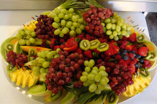 giant fruit tray